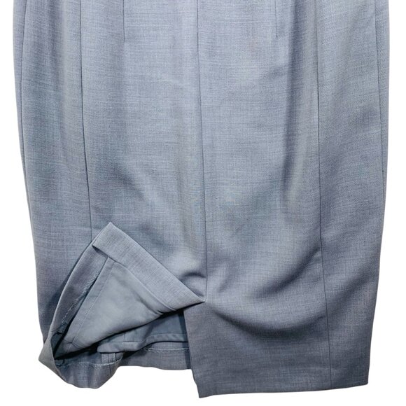 TAHARI Sheath light grey Pencil Dress SZ 8 - Picture 7 of 16